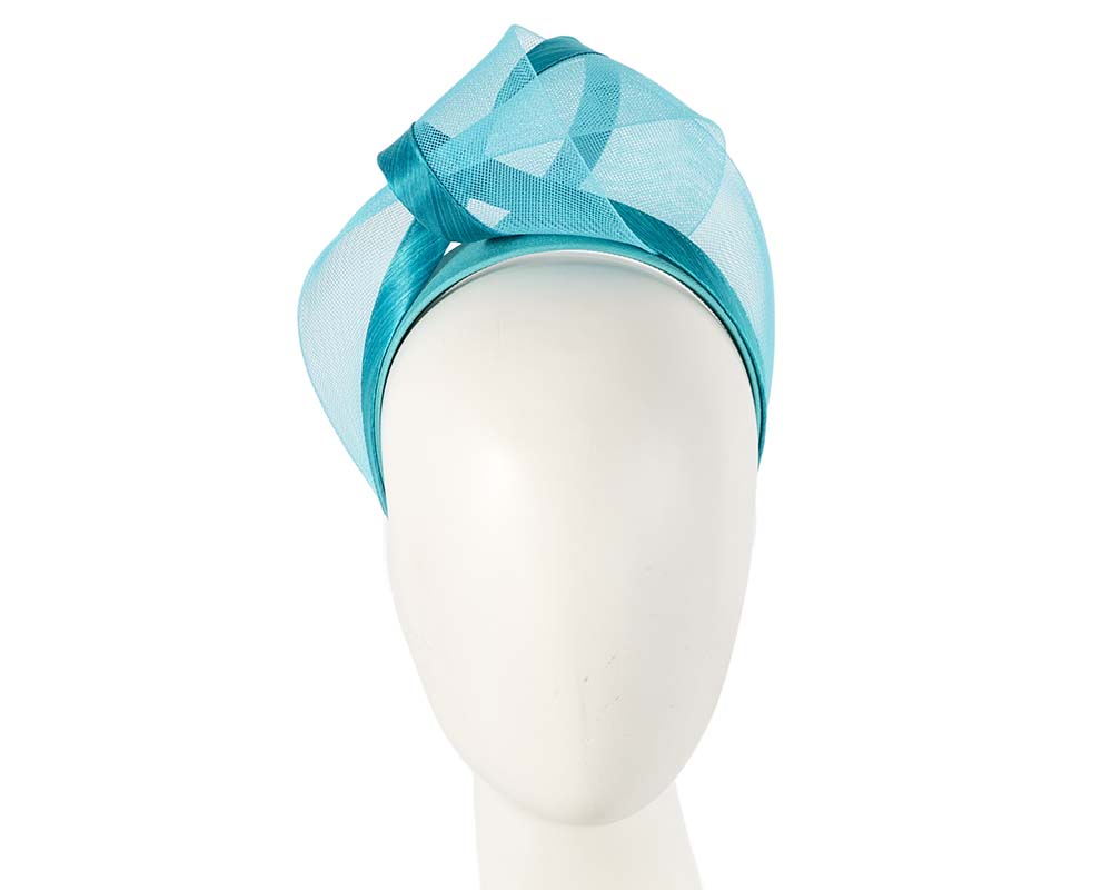 Turquoise fashion headband turban by Fillies Collection